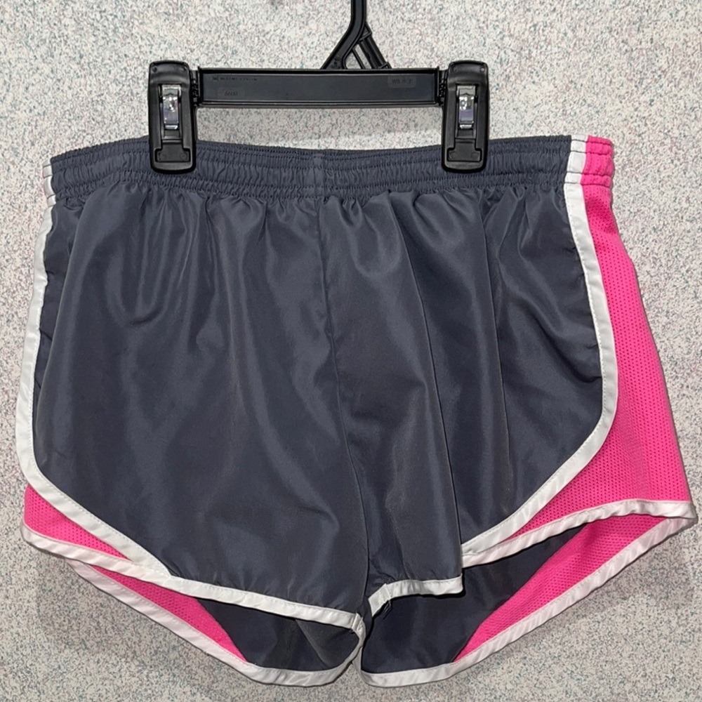 ⭐️ Soffe Athletic Shorts Gray and Pink Lightweight Design